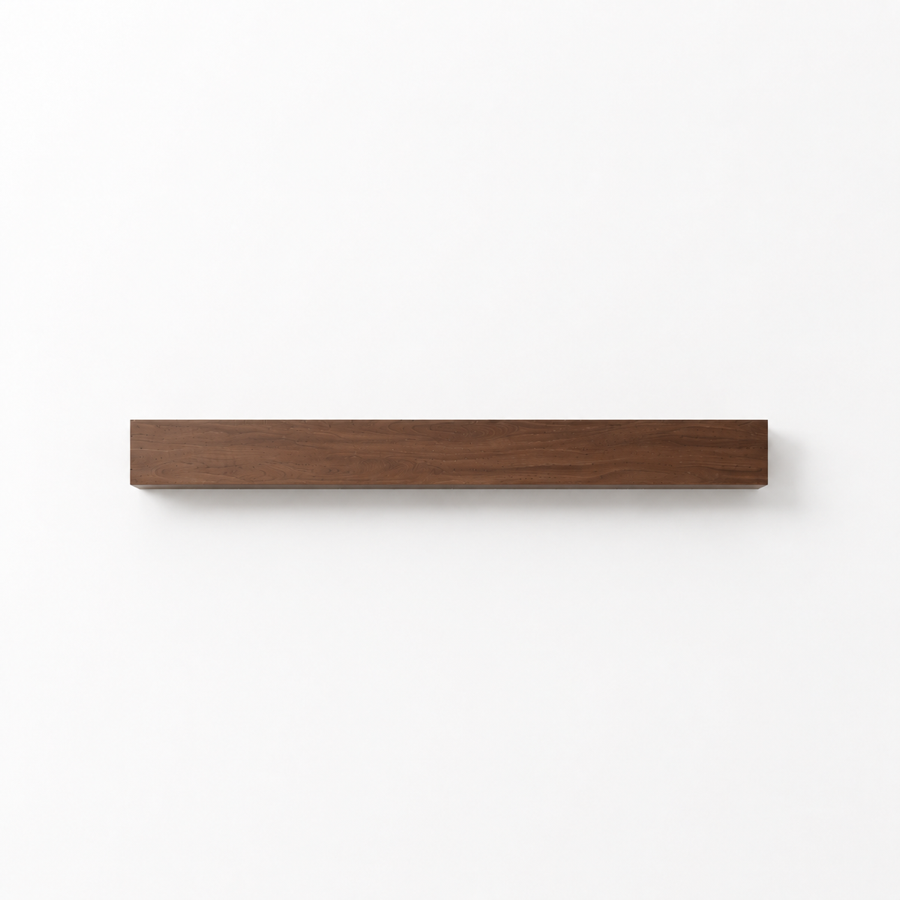 Walnut finish concealed mosquito net box